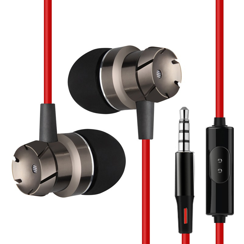 Earphone Sport Hook - Metalen Bedrade Super Bas Oordopjes 3.5Mm