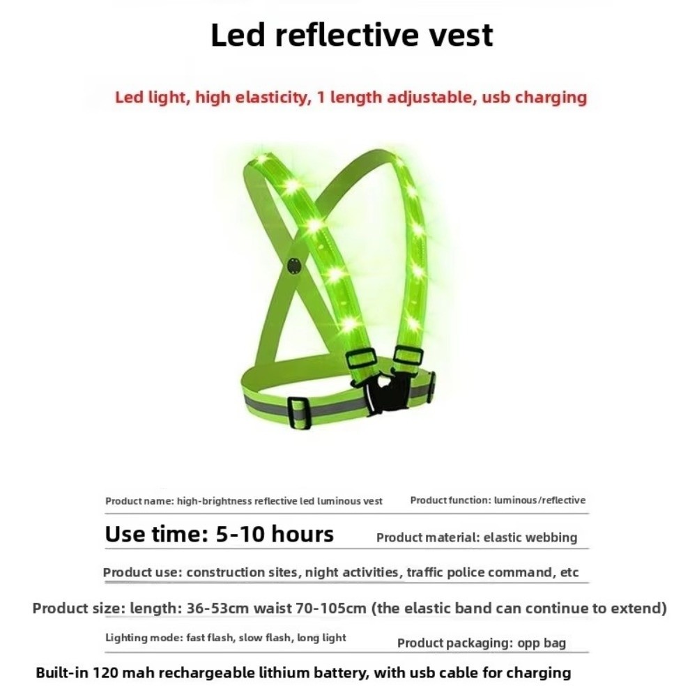 Nieuw polyester LED veiligheid - New Gear Running recensie en prijs