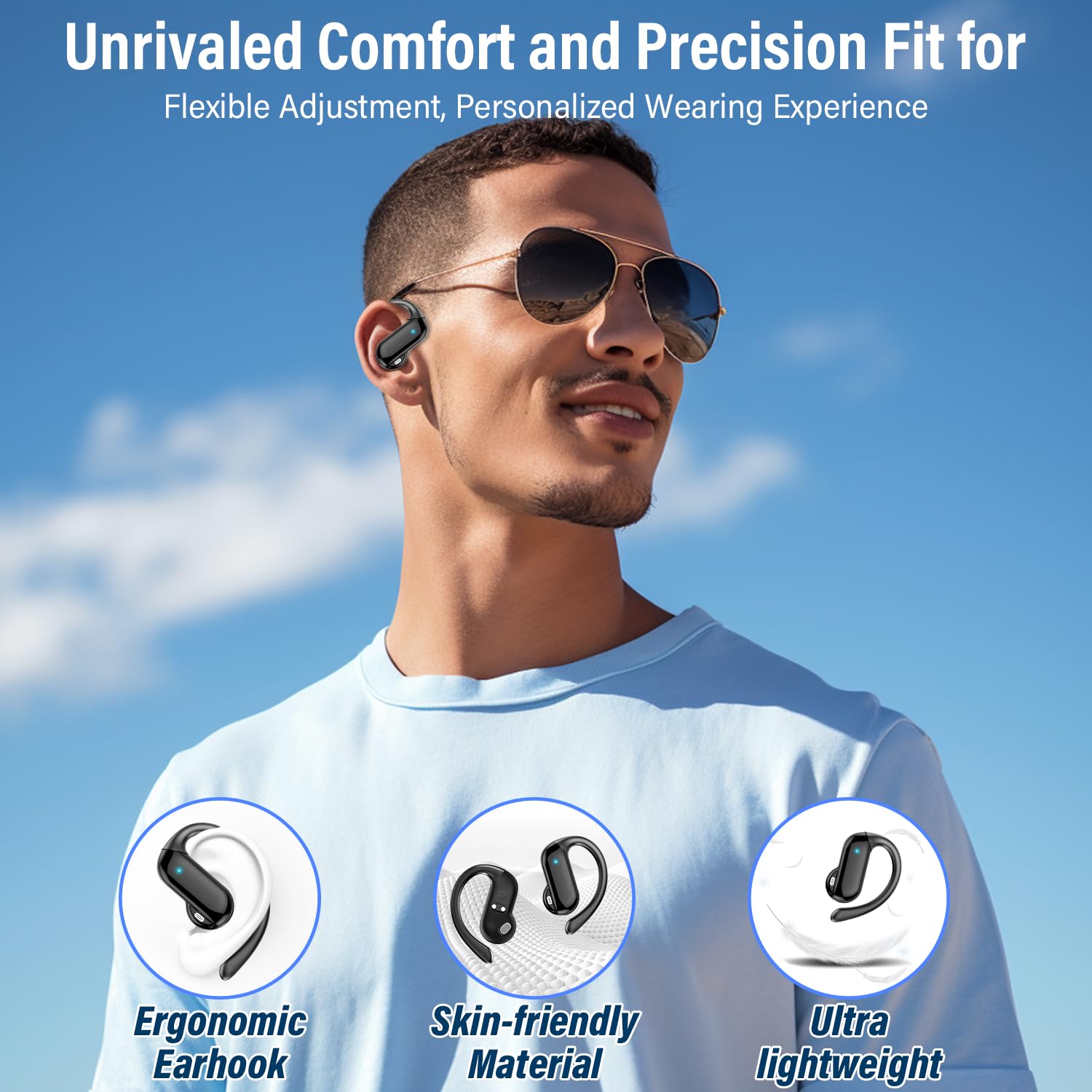 2026 Open-Ear Oordopjes Blueto - Earphone Sport Hook recensie en prijs