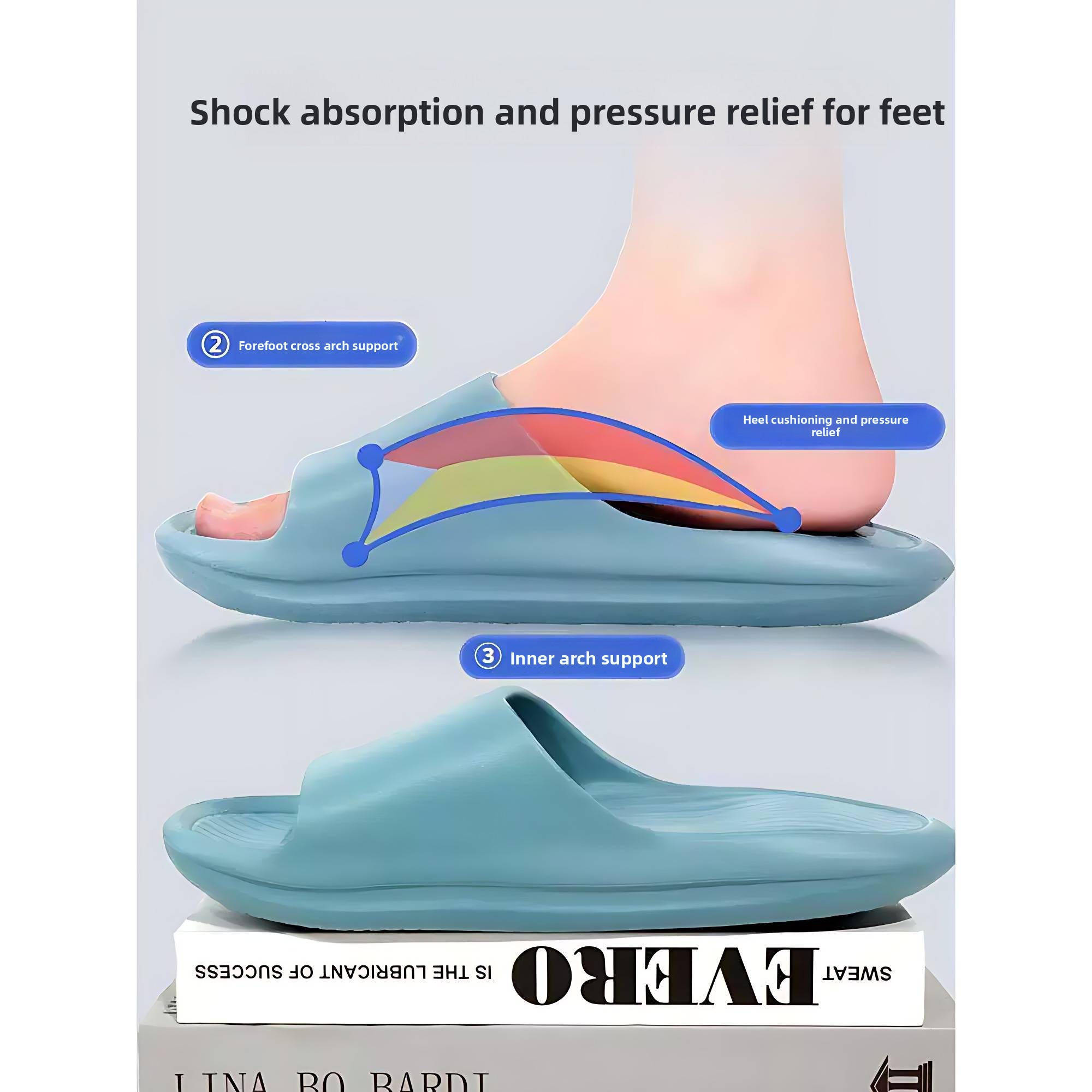 Slippers met voetboogondersteu - Insole Arch Support recensie en prijs